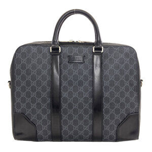 Gucci 474135 GG Supreme Business Bag PVC Men's GUCCI